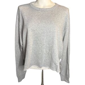 NWT Reigning Champ Gray Women's Cropped Crewneck